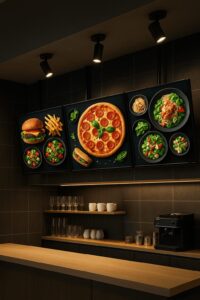 شاشات المنيو الرقمية - المنيو الإلكتروني