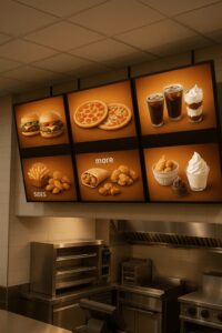 شاشات منيو داخلية للمطاعم الحل الحديث لجذب العملاء - منيو