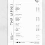 كيف اسوي منيو كوفي بالانجليزي​ ؟ - طلب منيو الالكتروني