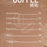 كيف اسوي منيو كوفي​ ؟ - طلب منيو الافضل للمطاعم والكافيهات