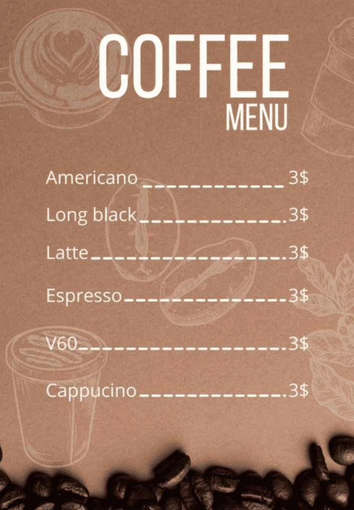 كيف اسوي منيو كوفي​ ؟ - طلب منيو الافضل للمطاعم والكافيهات