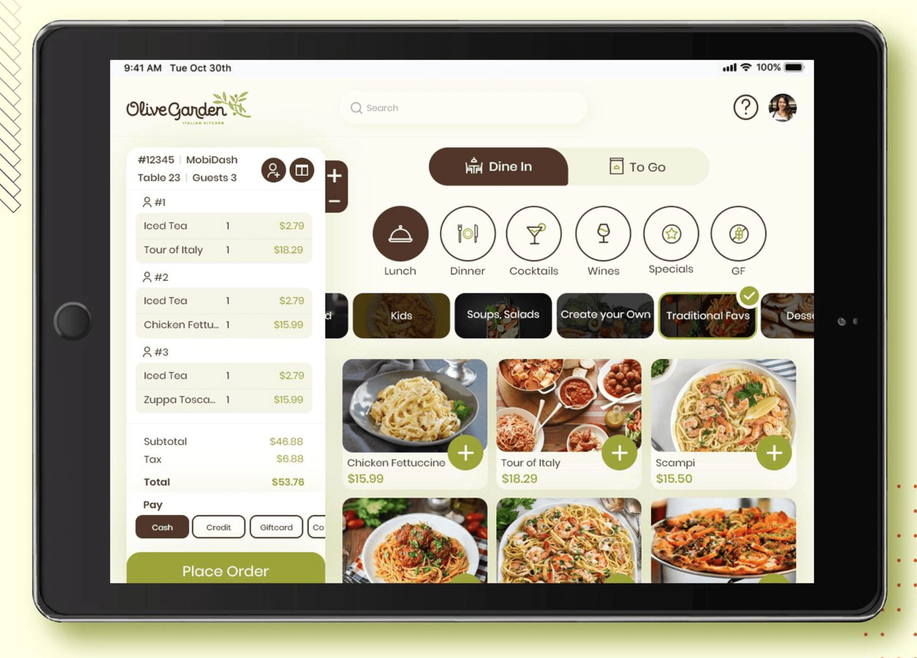 كيف اعمل منيو عالايباد​ ؟ - طلب منيو - المنيو الالكتروني