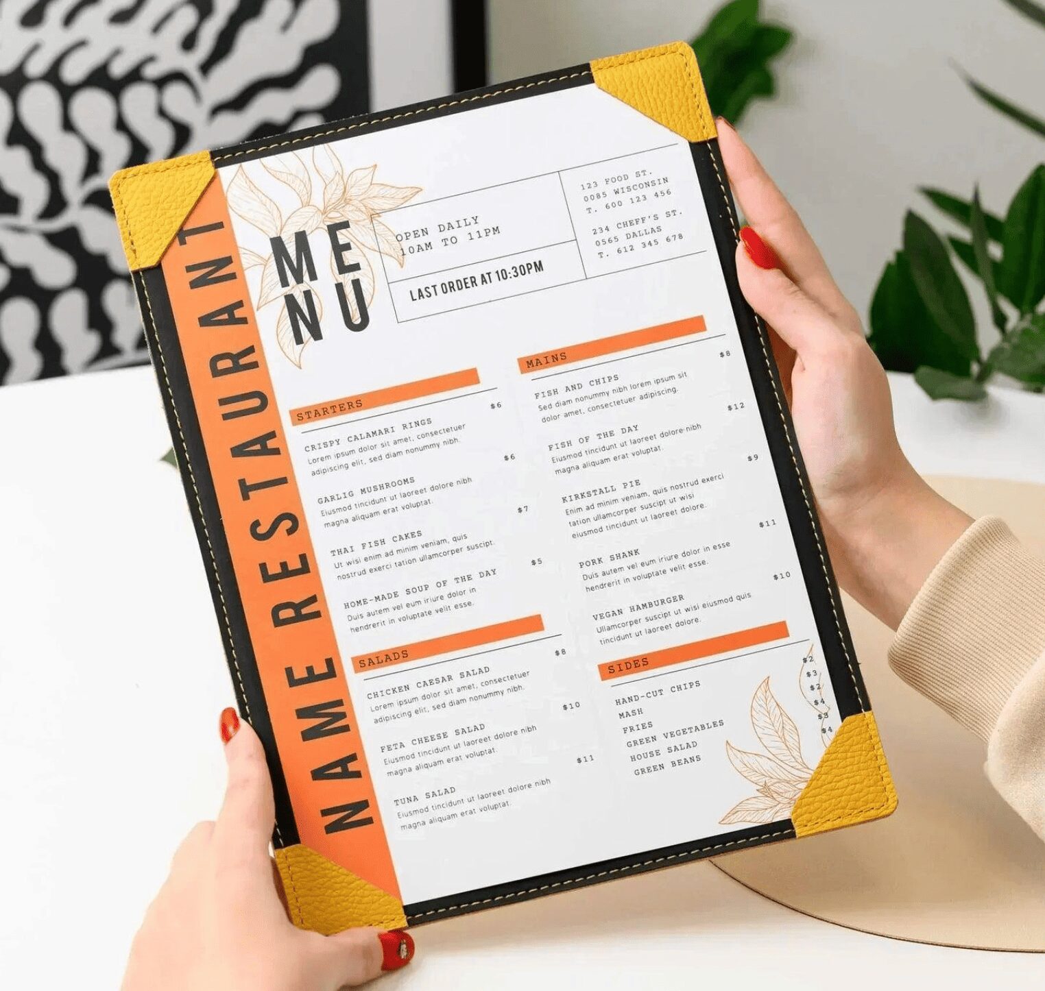 كيف تعد المنيو لمطعمك​ ؟ - طلب منيو الكتروني الافضل للمطاعم